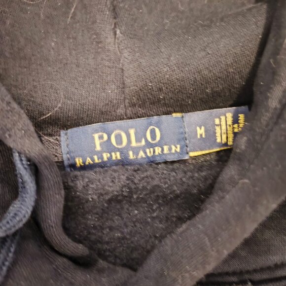 Polo Bear Ralph Lauren Hoodie Sweater size M darkblue - Picture 2 of 3